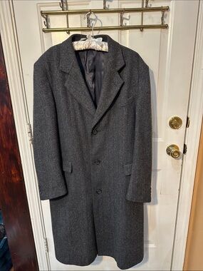Towncraft Charcoal Gray Wool Pea Coat